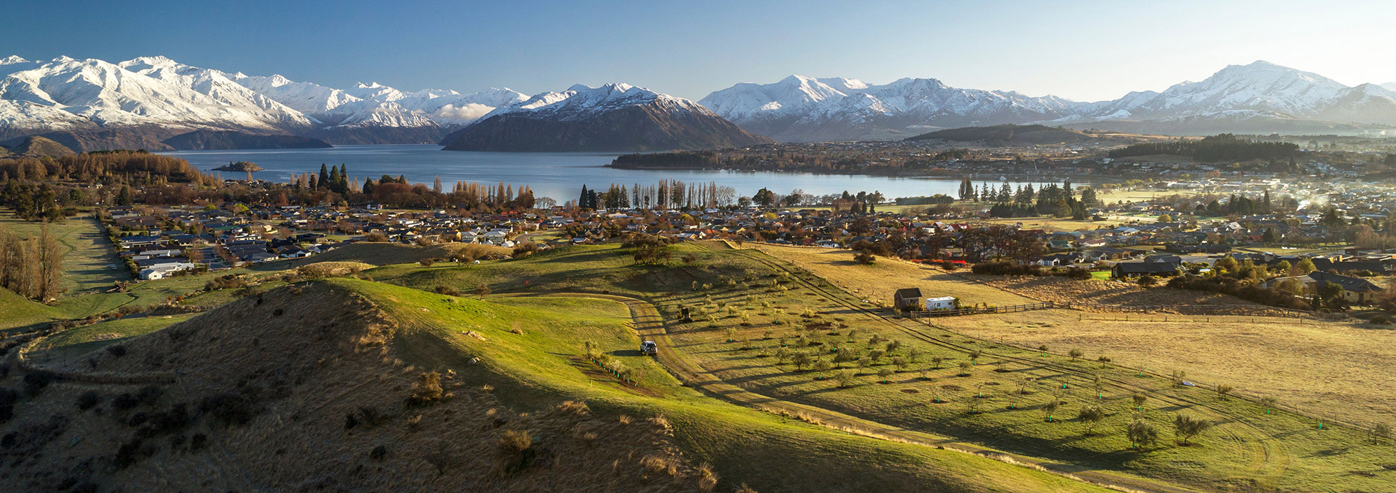 Top Paddock Wanaka Aerial Northeast